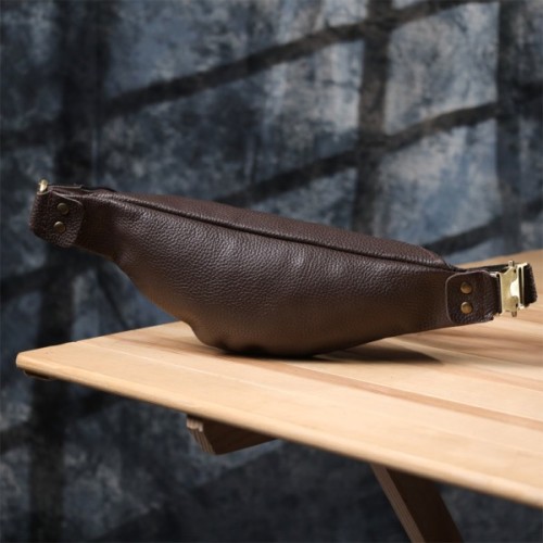 Сумка Shvigel З натуральної шкіри Коричнева (23137)