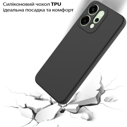 Чохол до мобільного телефона BeCover Silicone Oppo Reno14 / 14FS 5G Black (713791)