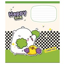 Зошит Школярик Happy one 18 аркушів клітинка (018-3532K)