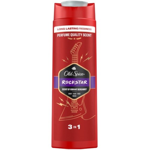 Гель для душу Old Spice 3-в-1 Rockstar 400 мл (8700216232746)