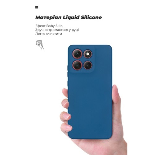 Чохол до мобільного телефона Armorstandart ICON Motorola G86 5G Dark Blue (ARM87033)