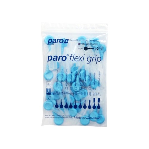 Щітки для міжзубних проміжків Paro Swiss Flexi Grip тонкі Ø 3.8 мм 30 шт. (7610458810828)
