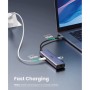 Концентратор Ugreen USB-C 7-in-1 2xUSB 3.0 + HDMI 4K60Hz + RJ45 + SD/TF + PD 100W gray (90568)