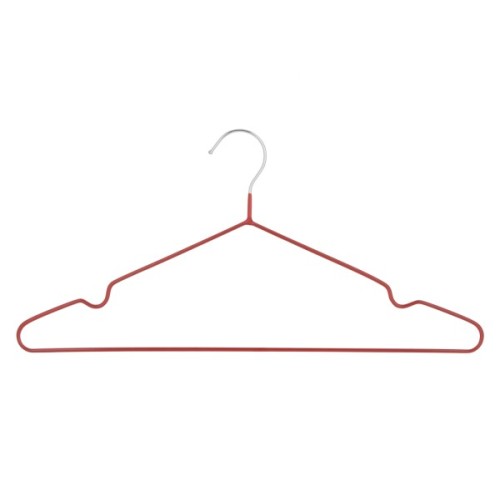 Плічка Ardesto Металеві з ПВХ покриттям Червоні 40.5 см 10 шт. (ARHC2810R)