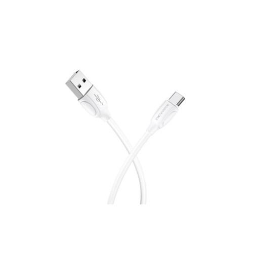 Дата кабель USB 2.0 AM to USB-C 1.0m 3A white BOROFONE (6931474701800)