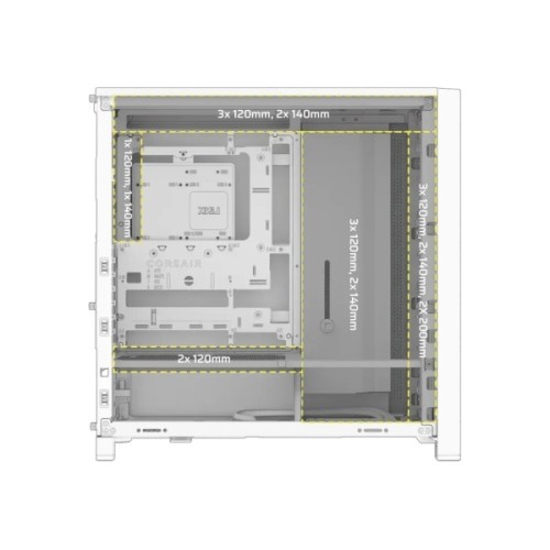 Корпус для ПК Corsair FRAME 4000D RS White (CC-9011313-WW)