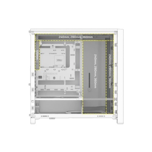 Корпус для ПК Corsair FRAME 4000D RS White (CC-9011313-WW)
