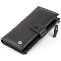 Гаманець ST Leather Шкіряний Чорний (19280)