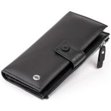Гаманець ST Leather Шкіряний Чорний (19280)