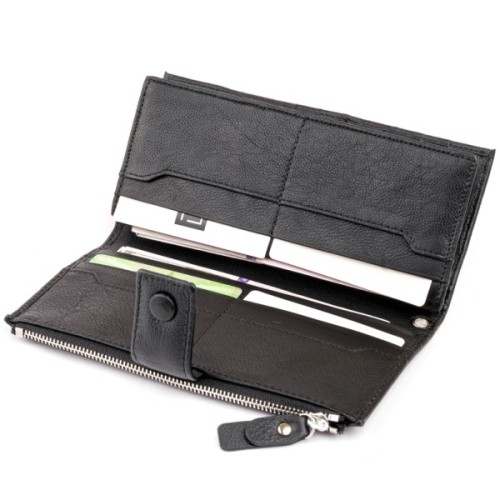 Гаманець ST Leather Шкіряний Чорний (19280)