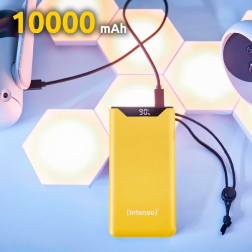 Батарея універсальна Intenso F10000 10000mAh QC/3.0 yellow (7332039)