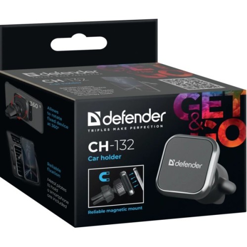 Універсальний автотримач Defender CH-132 магніт, на решітку вентиляції (29132)