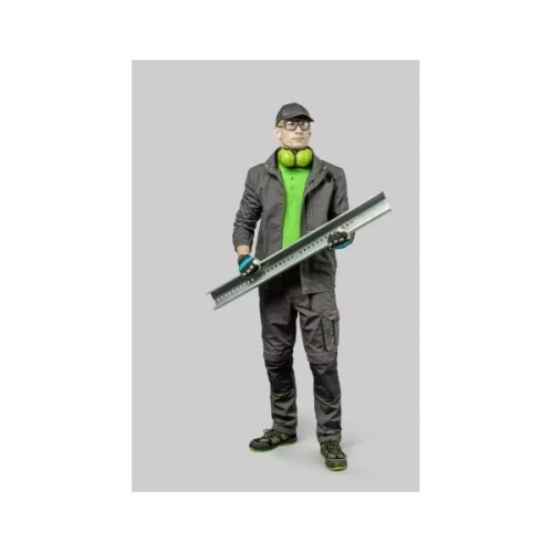 Куртка робоча Hoegert LEMBERG HT5K800-1-XL 65% поліестер/35% бавовна темно-сіра, XL (54) (HT5K800-1-XL)