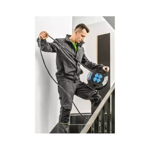 Куртка робоча Hoegert LEMBERG HT5K800-1-XL 65% поліестер/35% бавовна темно-сіра, XL (54) (HT5K800-1-XL)