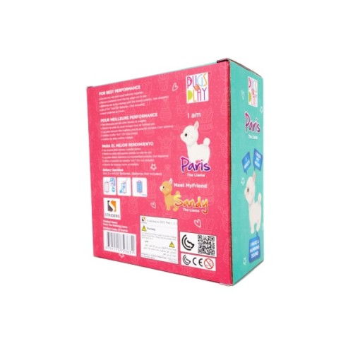 Інтерактивна іграшка Pugs at Play Лама Paris (ST-PAP35)