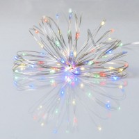 Гірлянда YES! Fun Нитка на мідному дроті 60 LED Різнокольорова 6 м Статична На батарейках (975031)