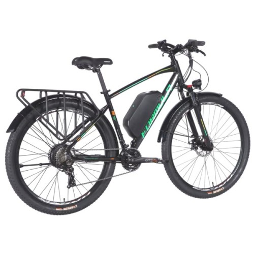 Електровелосипед Formula eCURSOR MAN AM DD 29" 19" 48B 17.5А*г 500Вт 2026 чорно-зелений (ELB-FR-29-244)