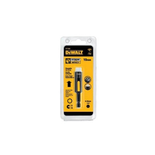 Головка магнітна DeWALT магнітна EXTREME 1/4" х 10 мм, шестигранна з магнітом (DT7440)