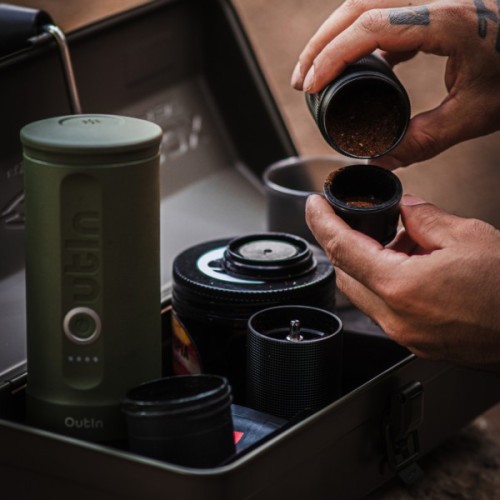 Портативна кавоварка Outin Nano Espresso Machine OTEM-01 Forest Green (OTEM-01-FG)