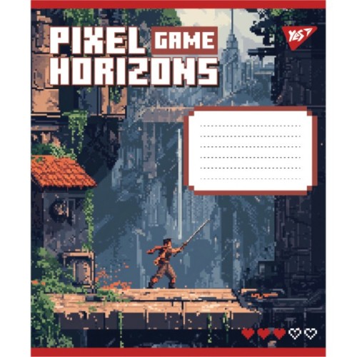 Зошит Yes Pixel game А5 18 аркушів лінія (767778)
