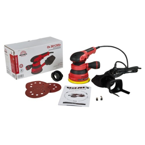Шліфувальна машина Vitals Master, Os 30125Sv, 300W, 125мм, 4000–12000об/хв, 2кг (145538)