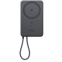 Батарея універсальна Ugreen 10000mAh 30W 1xUSB-C + 15W Magnetic Wireless + cable USB-C black (75982B)