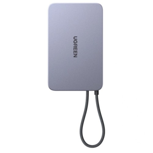 Батарея універсальна Ugreen 10000mAh 30W 1xUSB-C + 15W Magnetic Wireless + cable USB-C black (75982B)