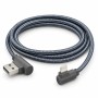 Дата кабель USB 2.0 AM to Lightning 1.0m 2.4A textile 90° corner gray XoKo (XK-CTL-005-GR)