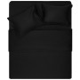 Простирадло Ardesto Mix&Match Premium 100% бавовна, сатин чорний 180х240 см (ART1824FSL)