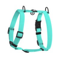 Шлея для собак WAUDOG Magnet анатомічна Н-подібна з QR-паспортом, магнітна пряжка-фастекс L тіффані (262427)