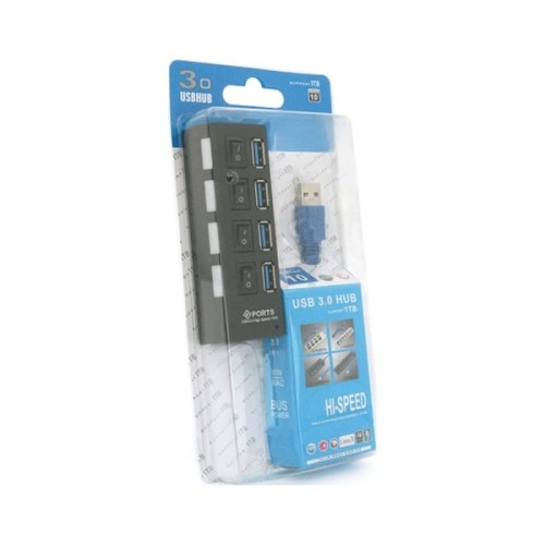 Концентратор Voltronic USB 3.0 to 4xUSB with switches (YT-3H4S/1TB)