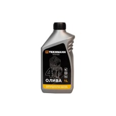 Моторна олива Tekhmann 4Т API SL SAE10W-30, 1л для малих чотирьохтактних двигунів (873414)