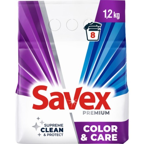 Пральний порошок Savex Color & Care 1.2 кг (3800024018305)