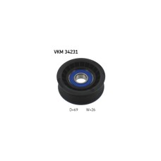 Ролик натягувача ременя SKF VKM 34231