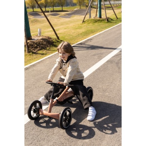 Веломобіль QPlay велокарт дитячий Go Kart Nude Pink (GK-01GoKartNudePink)