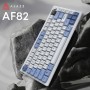 Клавіатура Ajazz AF82 Wireless/Bluetooth/USB UA Black/White (AF82-BW)