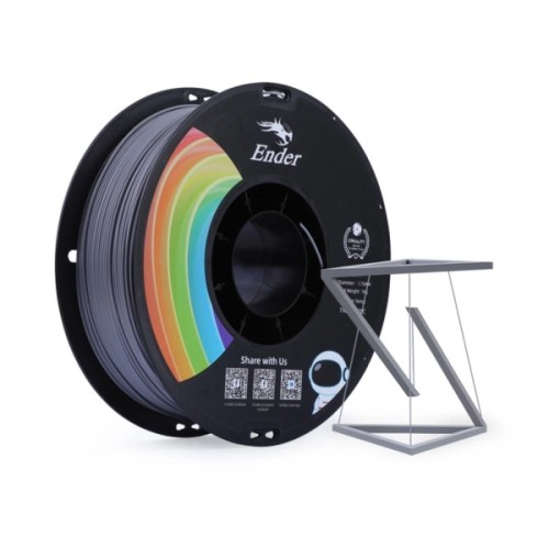 Пластик для 3D-принтера Creality PLA+ 1кг, 1.75мм, gray (3301010308)