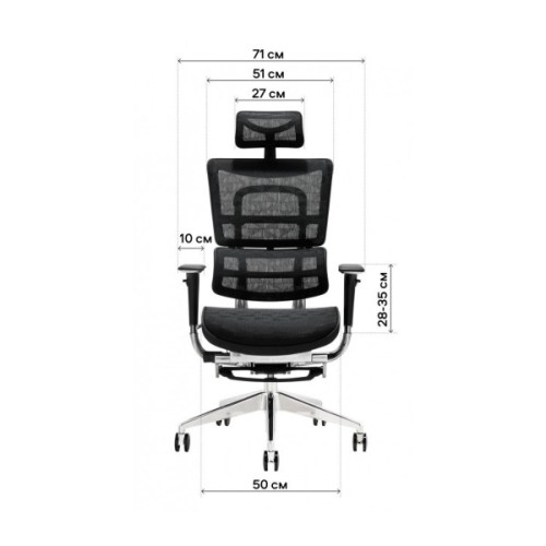 Офісне крісло GT Racer X-801L Black (X-801L Black (W-21))