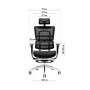 Офісне крісло GT Racer X-801L Black (X-801L Black (W-21))