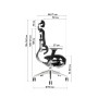 Офісне крісло GT Racer X-801L Black (X-801L Black (W-21))