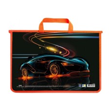 Папка - портфель Maxi А4 пластиковий на блискавці (MX30057)