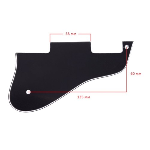 Пікгард панель для гітари Paxphil M29 ES-335 Pickguard (Black)