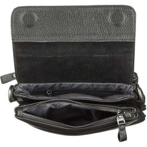 Сумка Shvigel Чоловіча шкіряна Чорна (11038)