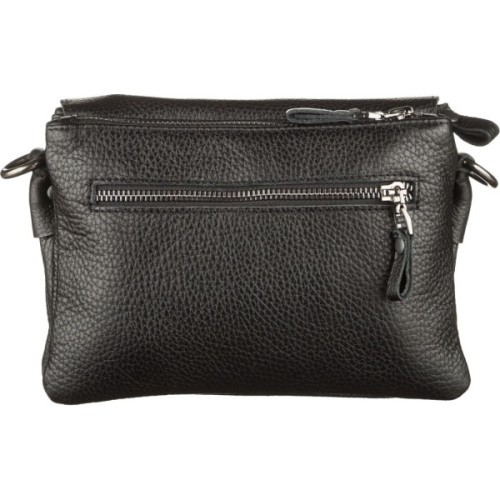 Сумка Shvigel Чоловіча шкіряна Чорна (11038)