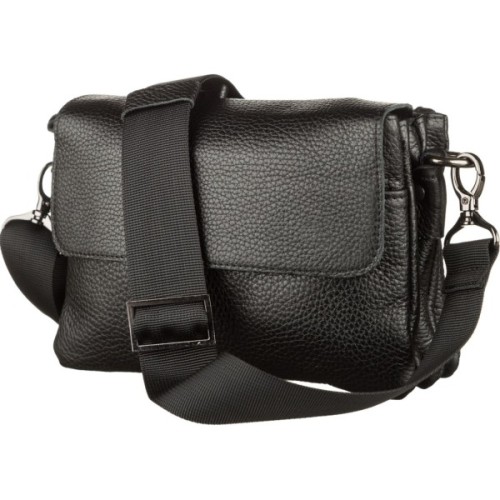 Сумка Shvigel Чоловіча шкіряна Чорна (11038)