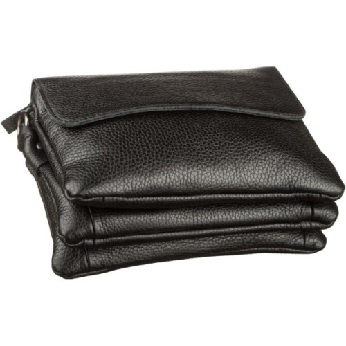 Сумка Shvigel Чоловіча шкіряна Чорна (11038)