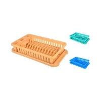 Сушарка для посуду Консенсус 1 ярус блакитна (000025201)