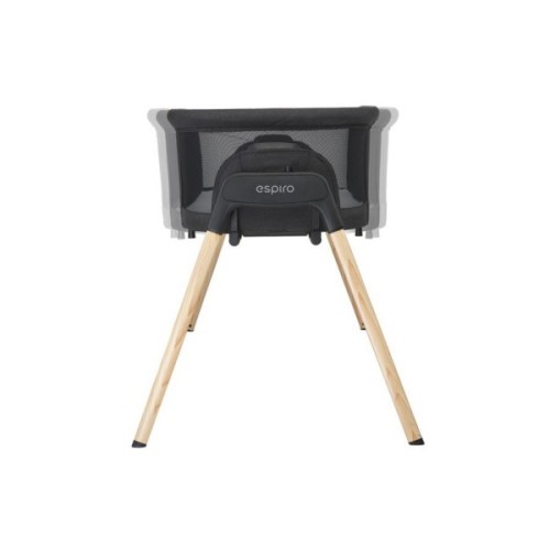 Ліжечко Espiro люлька TULLY 11 TIMBER BLACK (5905683800013)