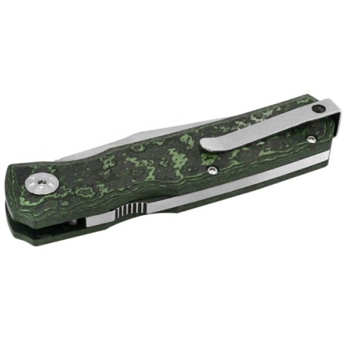 Ніж Maserin Power, Magnacut, fat carbon green jungle (502/VM)