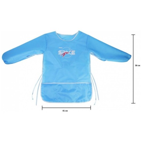 Фартух для творчості Maxi зі спинкою та рукавами, 58*41 см, бла (MX61491-11)